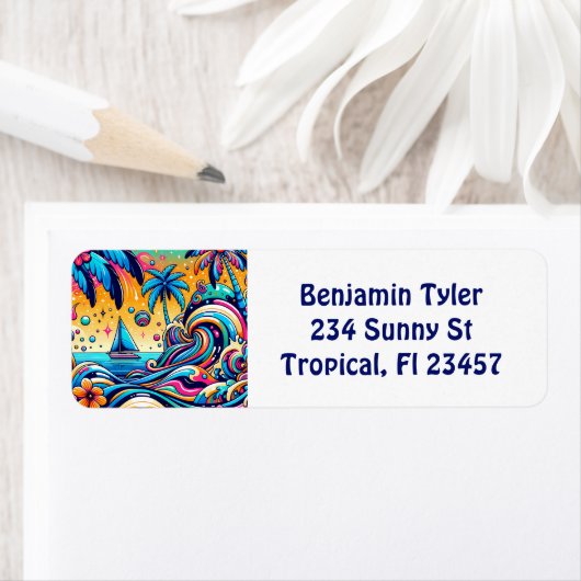 Spaß Whimsical Psychedelic Sailboat (Insitu)