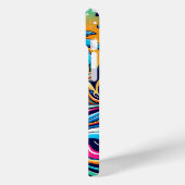 Spaß Whimsical Psychedelic Sailboat Case-Mate iPhone Hülle (Rückseite / Links)