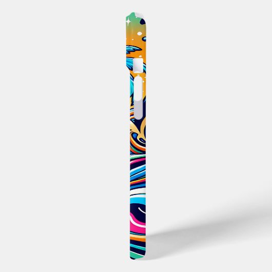 Spaß Whimsical Psychedelic Sailboat Case-Mate iPhone Hülle (Rückseite / Links)