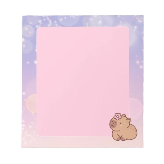 Spaß, Whimsikal, farbenfroh, Stationierung Notizblock (Vorderseite)