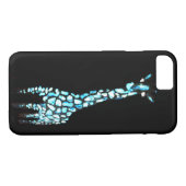 Spaß-wildes Tier-abstrakte Giraffe Case-Mate iPhone Hülle (Rückseite (Horizontal))