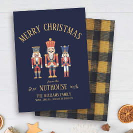 Spaß Willkommen bei Nuthouse Nutcracker Weihnachte Feiertagskarte