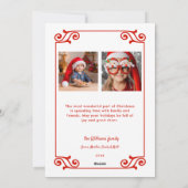 Spaß Wirble Weihnachtsbräune Frohe Weihnachten Fot (Rückseite)