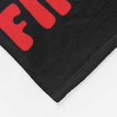 Spaß wird Schwester gegen Feuerwerkskörper Funny U Fleecedecke (Ecke)