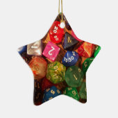 Spaß-Würfelentwurf für Gamers Keramikornament (Rechts)