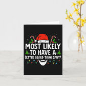 Spaß Xmas am ehesten ein besserer Bart als S Karte (Gelbe Blume)