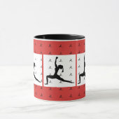Spaß Yoga Designs Red Combo Kaffee Tasse/ Cup Tasse (Zentrum)
