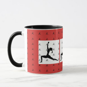 Spaß Yoga Designs Red Combo Kaffee Tasse/ Cup Tasse