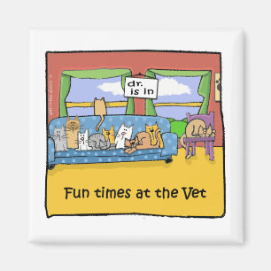 Spaß-Zeiten am Tierarzt Magnet