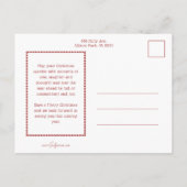 Spaß zelebrieren benutzerdefinierter Text-Fotovorl Postkarte (Rückseite)