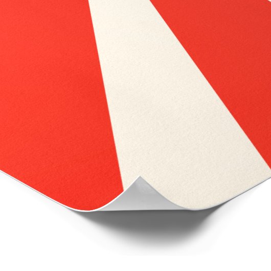 Spaß Zirkus Clown helles grafisches Poster (Ecke)