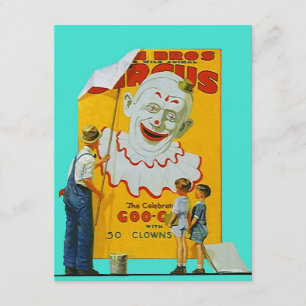 SPASS-ZIRKUS-CLOWN-PARTY-THEMA LADEN EINLADUNG EIN