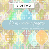 Spaß Zitat Abstrakte Blue Orange Neutrals Tasse