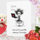 Spaß Zitat Computer Nerd Putsch Valentinstag Karte