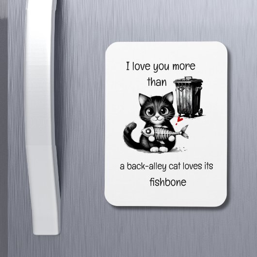 Spaß Zitat Flirt Cat Funny Valentinstag Geschenk Magnet