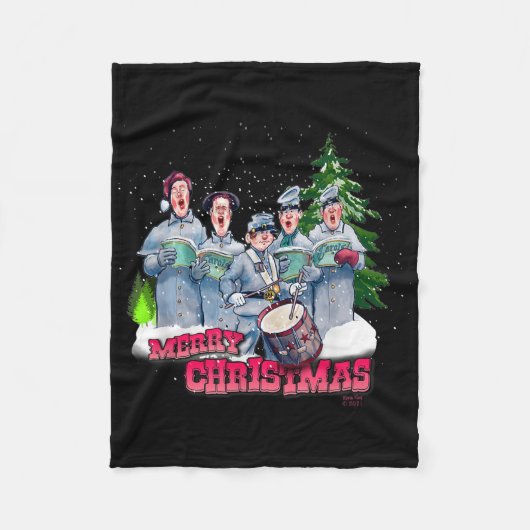 Spaß Ziviler Krieg Weihnachten Fleecedecke (Vorderseite)
