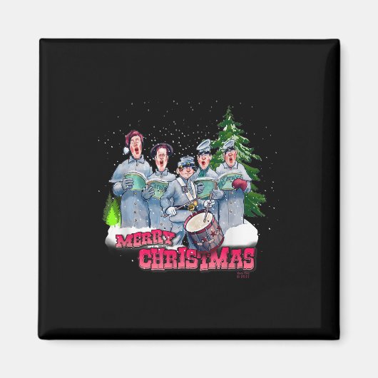 Spaß Ziviler Krieg Weihnachten Magnet (Vorne)