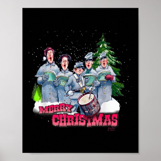 Spaß Ziviler Krieg Weihnachten Poster (Vorne)