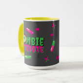 Spaß Zombie Antidote. Shhh.. Zombie Bevor ... Tasse (Vorderseite Links)