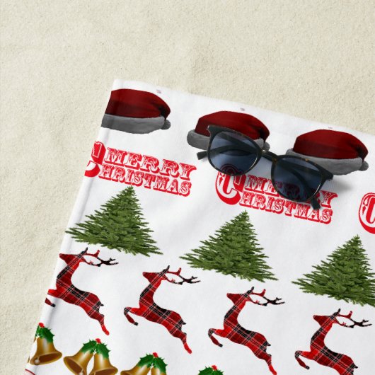 Spaß zu Weihnachten, Strandtuch (Beispiel)
