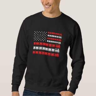 Spaß Zugkunst für Männer Bahnschienenbahn Sweatshirt