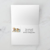 Spaß zum Geburtstag - Ente des Alten Karte (Innenseite)