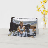 Spaß zum Geburtstag für sie Karte (Gelbe Blume)