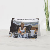 Spaß zum Geburtstag für sie Karte (Vorderseite)