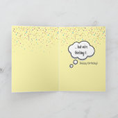 Spaß zum Geburtstag mit Ducklings Karte (Innenseite)