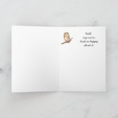 Spaß zum Geburtstag, Vögel, Natur, Wildtiere Karte (Innenseite)