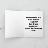 Spaß zum Hochzeitstag für Ehemann Karte (Innenseite)