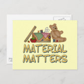 Spaß zum Nähen Postkarte (Vorne/Hinten)