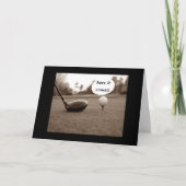 SPASS ZUM RETIRING GOLFER KARTE (Vorderseite)