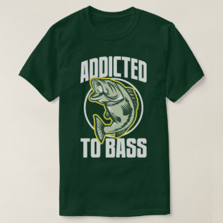 Spaß zum T-Shirt "Bass Funny Angling"