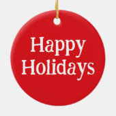 Spaß zum Zierverzieren niedlich Keramik Ornament (Hinten)