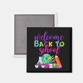 Spaß zurück in die Schule Magnet (Vorderseite/Rückseite)