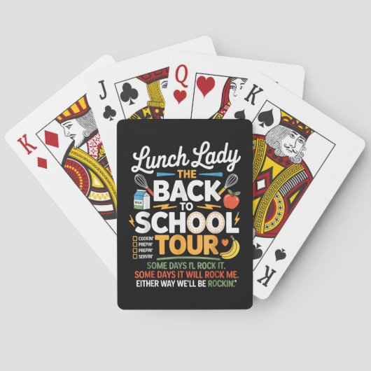 Spaß zurück in die Schule Spielkarten (Rückseite)