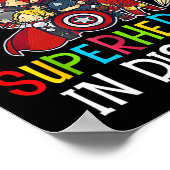 Spaß zurück zu den Lehrern der Schule sind Superhe Poster (Ecke)