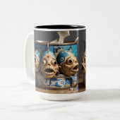 Spaß Zweifarbige Tasse (Vorderseite Links)