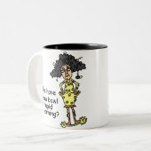 Spaß Zweifarbige Tasse (Vorderseite Links)