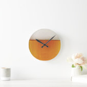 Spaßbier Runde Wanduhr (Zuhause)