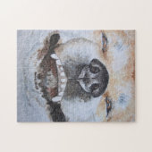 Spaßbild niedlicher Hunde lächeln Puzzle (Horizontal)