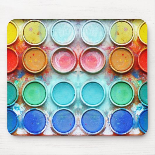 Spaßfarben-Farbkasten Mousepad (Vorne)