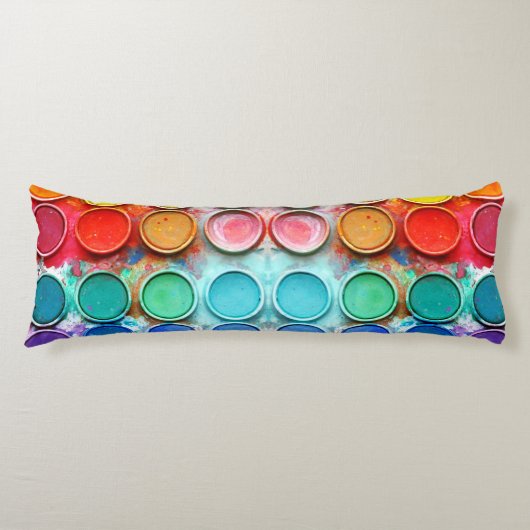 Spaßfarben-Farbkasten Seitenschläferkissen (Vorderseite)