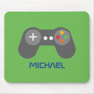 Spaßgrüner VideoGamer Mousepad