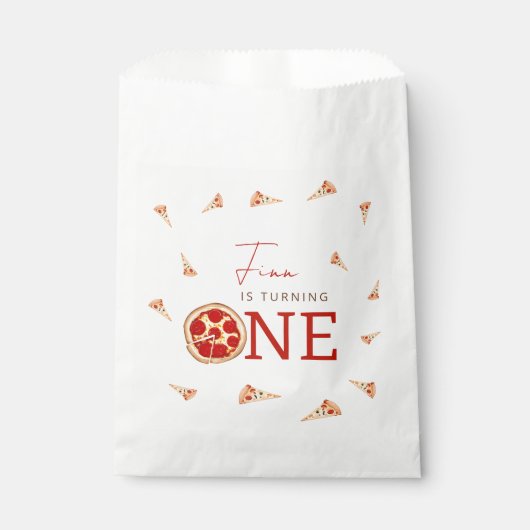 Spaßige 1. Geburtstagsfeier Geschenktütchen (Vorderseite)