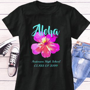 Spaßige Aloha-Tropen-Luau-Party-Abschlussfeier  T-Shirt