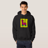 Spaßige Bunte Rollschuhe Hoodie (Vorne ganz)