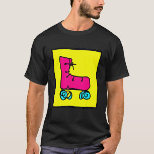 Spaßige Bunte Rollschuhe T-Shirt