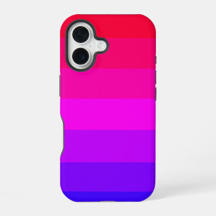 Spaßige farbenfrohe Ombre-Abstufung iPhone 16 Hülle